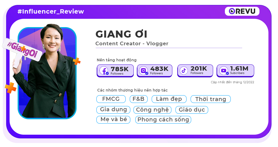 Influencer Review - KOL Giang Ơi