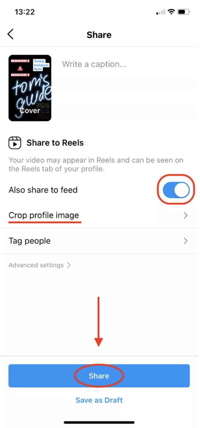 Cách tạo Reels Instagram