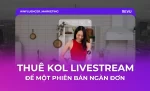 thuê kol livestream banner