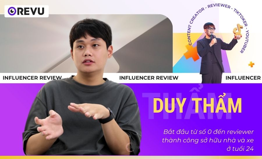 DUY THẨM NGÔ ĐỨC DUY influencer review revu