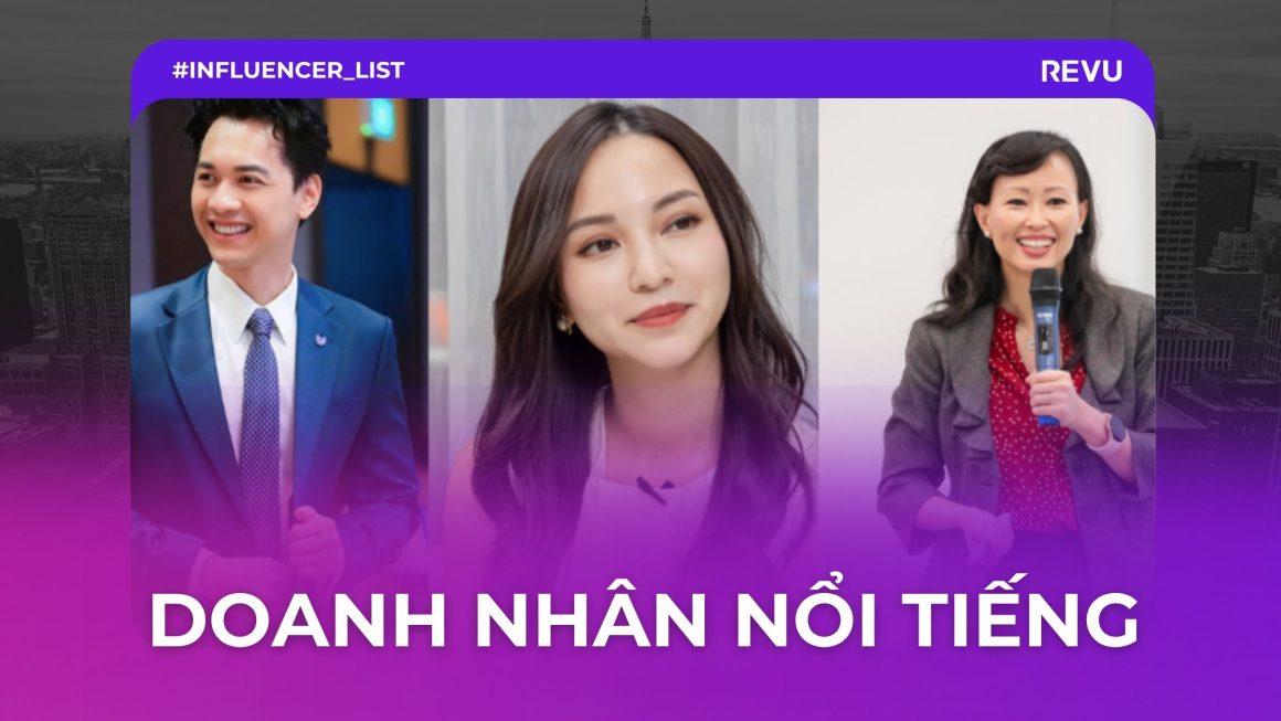 Khám phá chỉ số social Top 5 các Doanh Nhân Nổi Tiếng Việt Nam