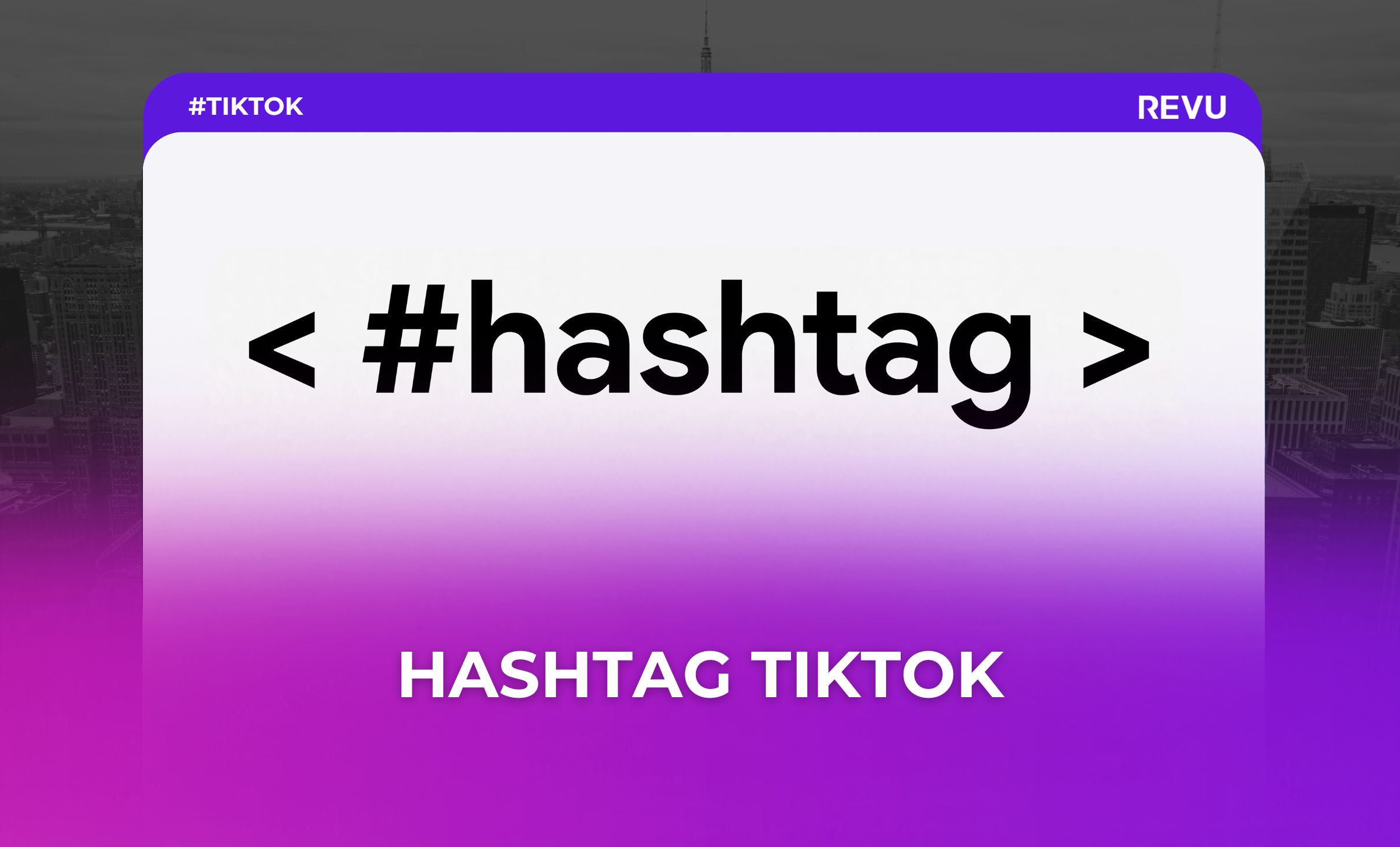hashtag tiktok