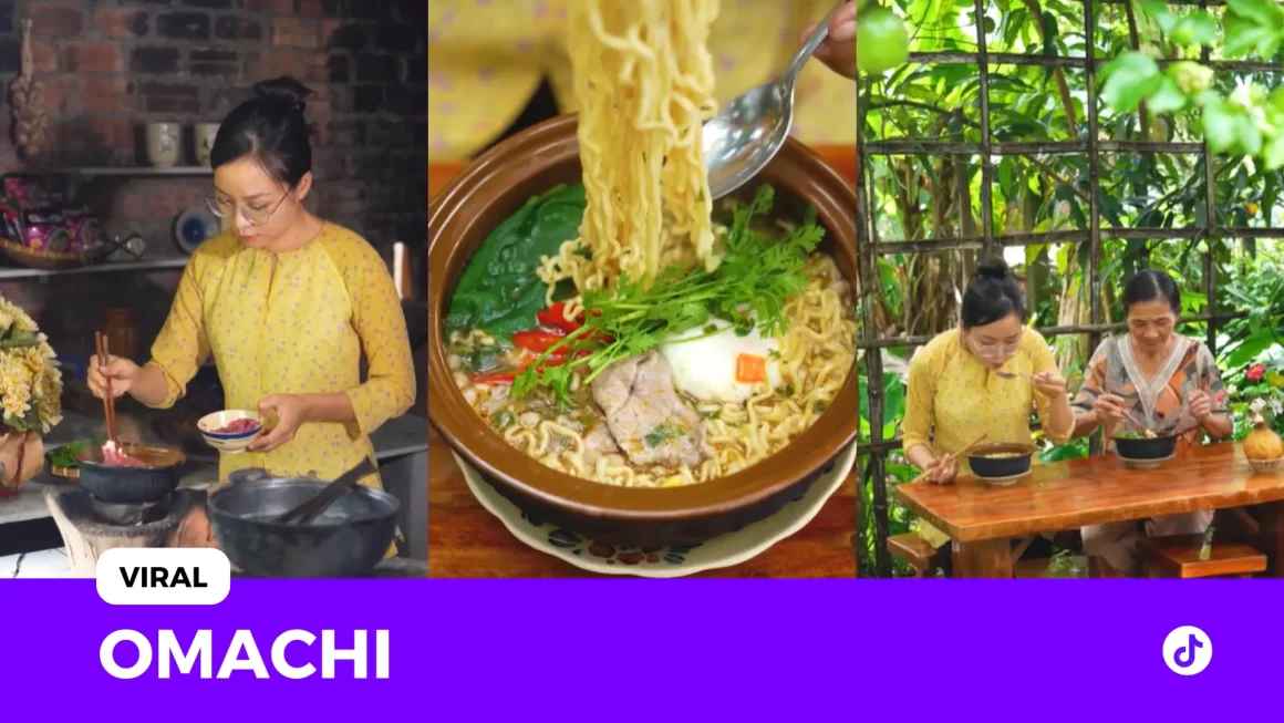 Omachi x Út Về Vườn viral 5.1 triệu view với bát mì đầy đủ miền quê