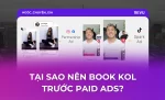 book kol trước paid ads
