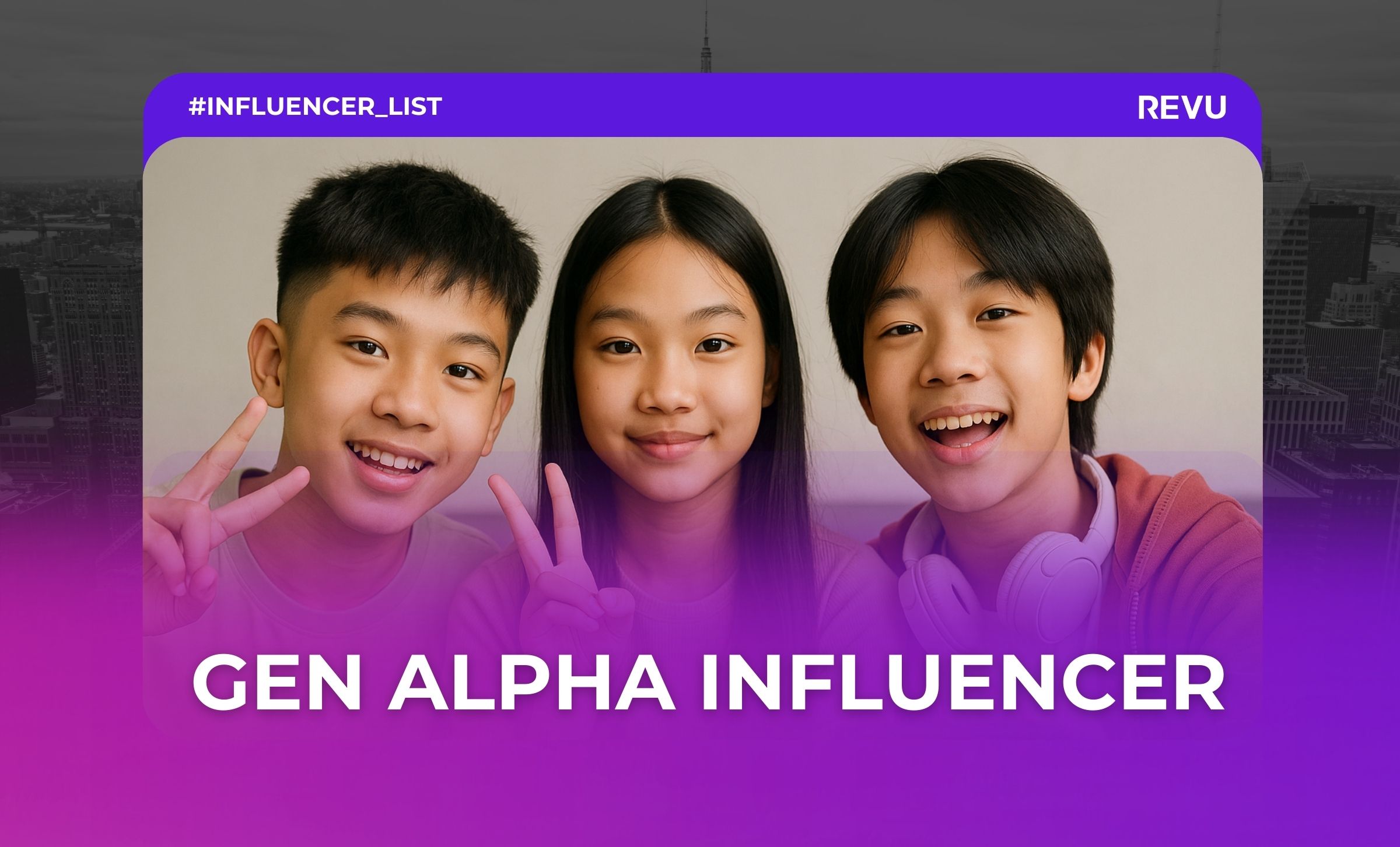 gen alpha influencer