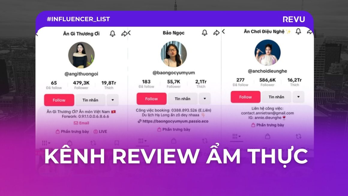 Danh sách 20+ kênh Review Ẩm thực mọi miền Việt Nam