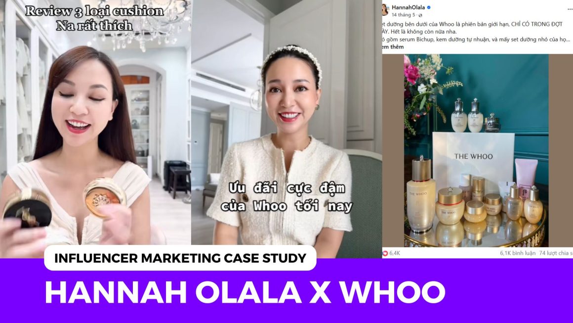 HannahOlala × Whoo: Đẳng cấp hợp tác Influencer dài hạn