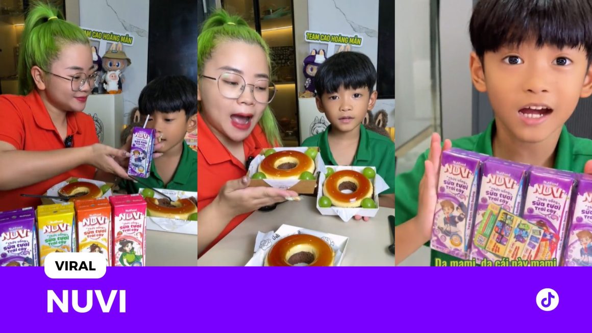 NuVi x REVU: Mukbang mẹ – bé tự nhiên, bé Capibara khiến 1.6 triệu người xem thích thú