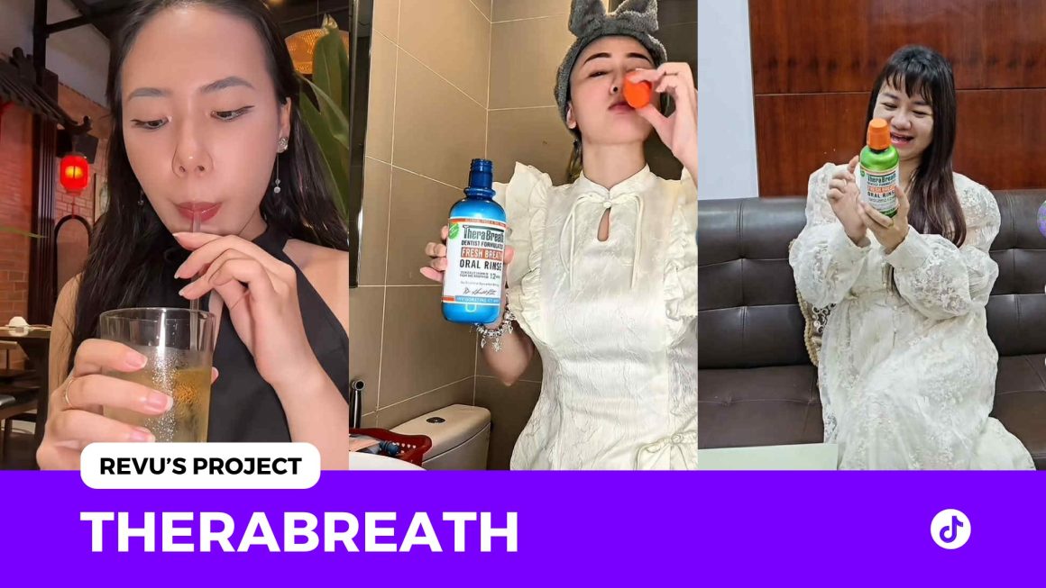TheraBreath x REVU: Review TikTok lan tỏa giải pháp xử lý tận gốc hơi thở có mùi