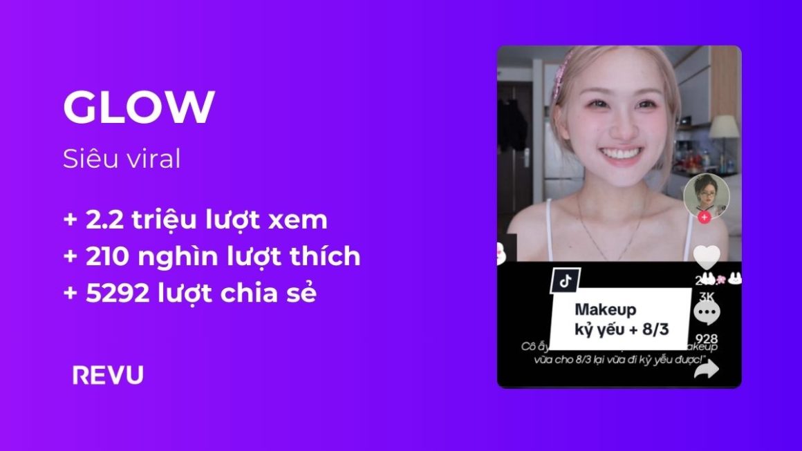 Glow x Hà Giang viral 2.2 triệu view: Make up kỷ yếu mà lên luôn xu hướng!