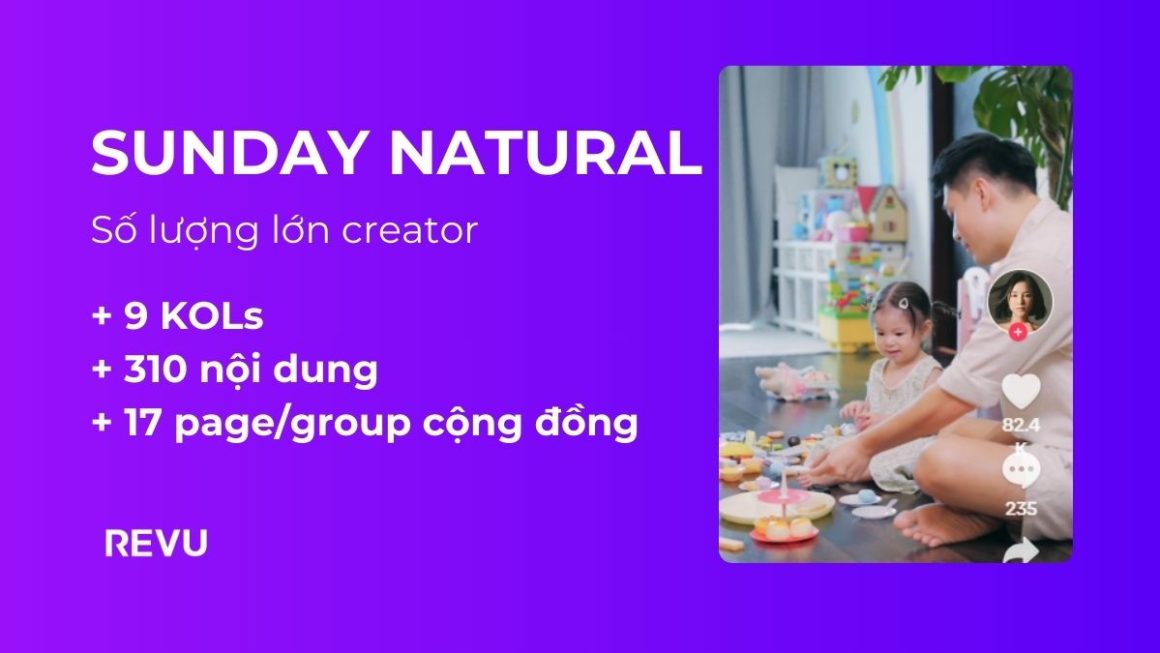 Sunday Natural x REVU: Branding làm đòn bẩy tăng doanh số