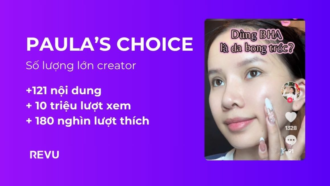 Paula’s Choice x REVU: Hơn 10 triệu lượt “Hiểu đúng, dùng đúng BHA”