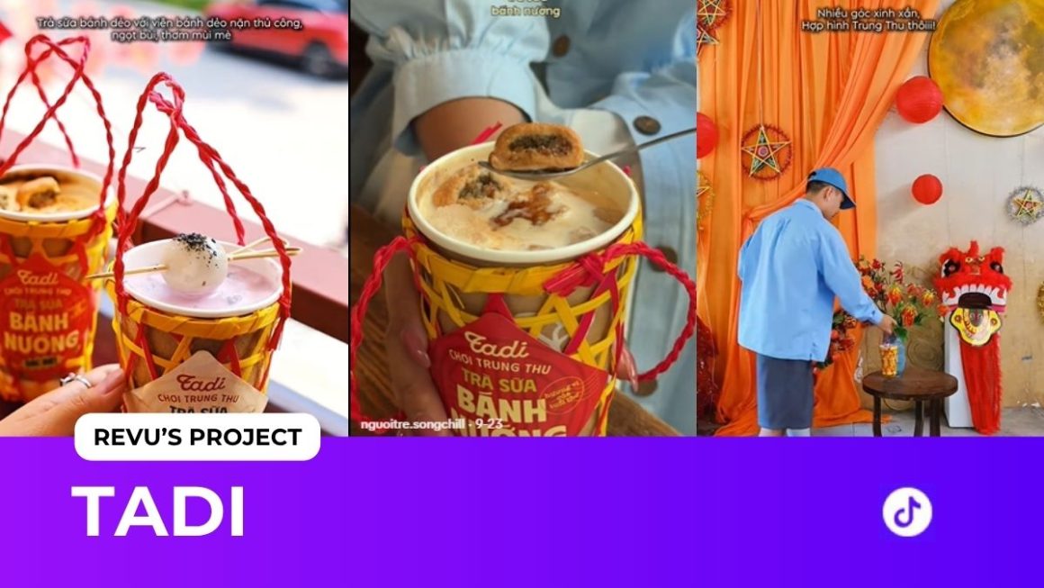 Tadi Cà Phê x REVU: Khuấy động mùa Trung thu với Trà Sữa Bánh Nướng