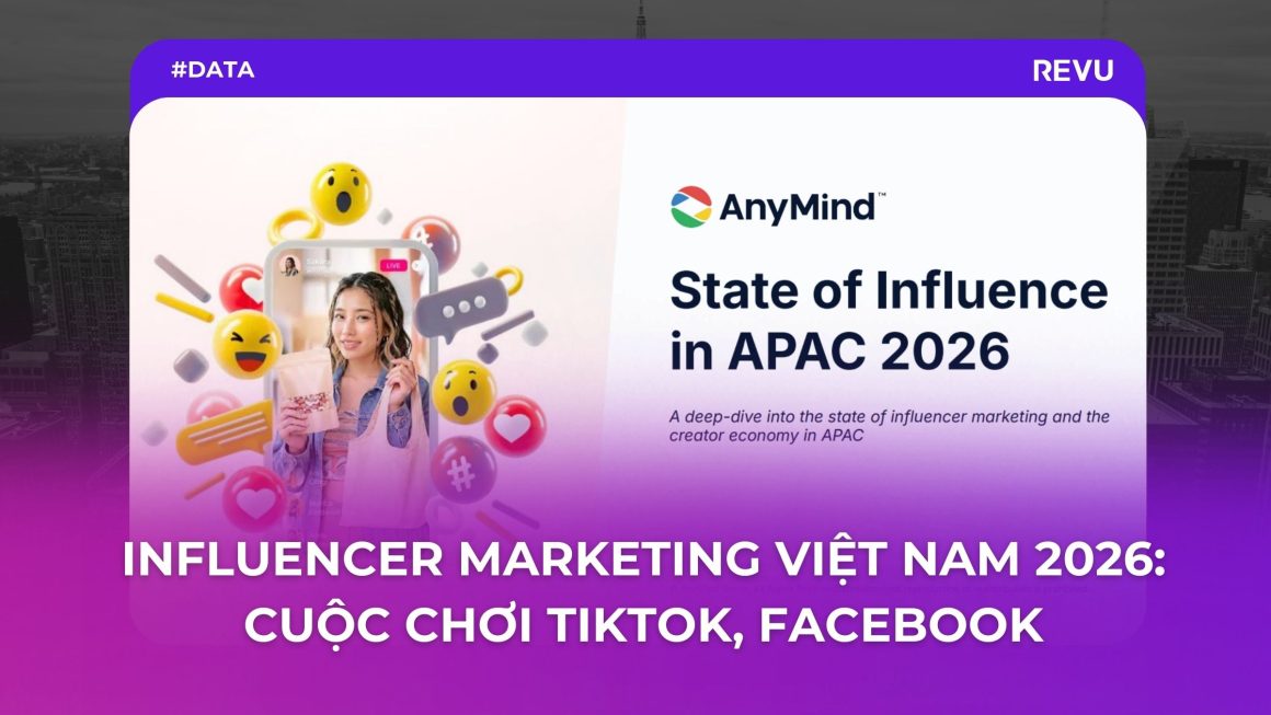 Influencer Marketing Việt Nam 2026: Thị trường 79 triệu người dùng social và cuộc chơi TikTok – Facebook