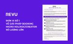 revu việt nam Đơn vị số 1 về giải pháp Booking Micro KOLKOCCreator số lượng lớn