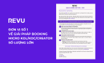 revu việt nam Đơn vị số 1 về giải pháp Booking Micro KOLKOCCreator số lượng lớn