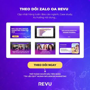 Theo dõi OA REVU vuông