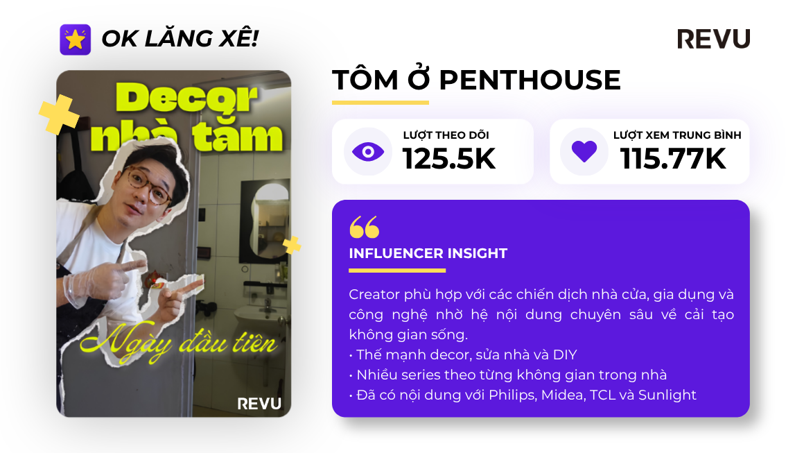 Tôm ở penthouse
