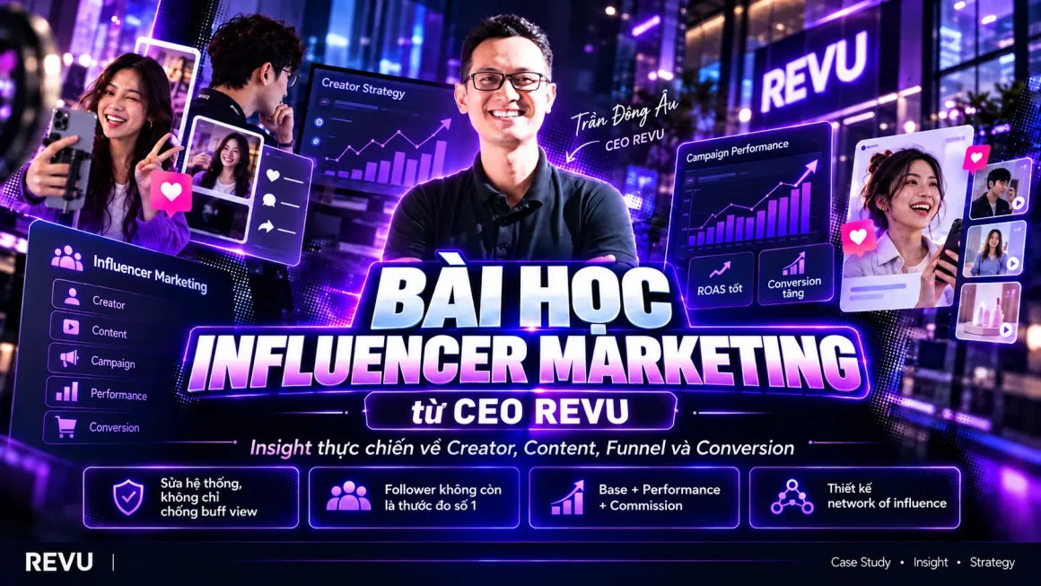 14 Bài Học Influencer Marketing Từ CEO REVU