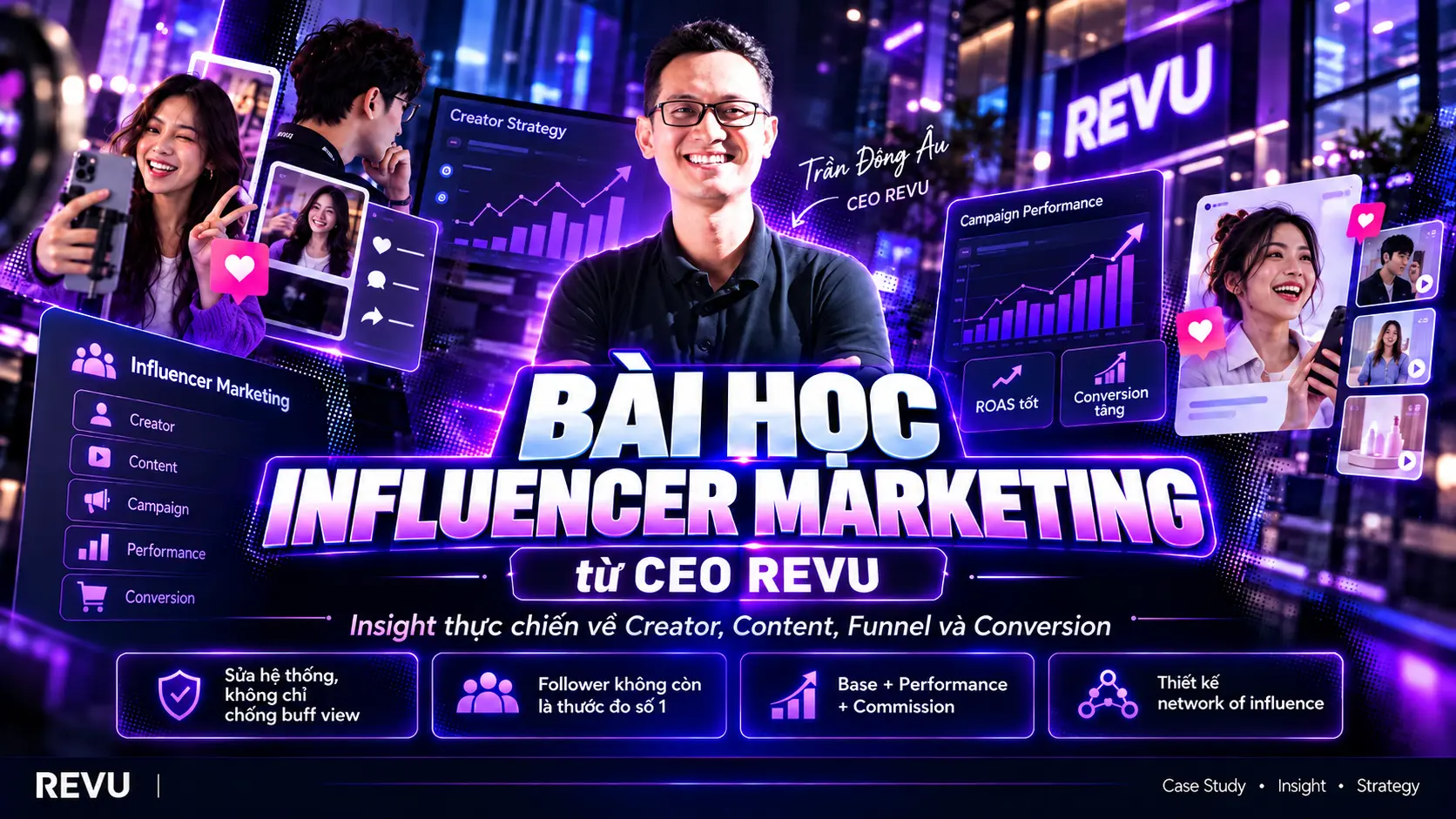 Bài học influencer marekting trần đông âu